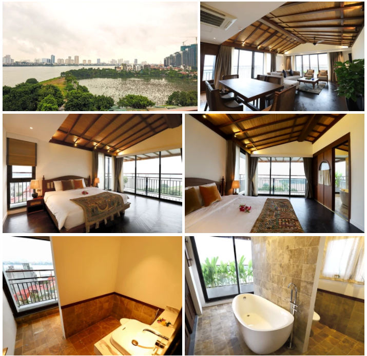 the Hanoi west lake view apartments